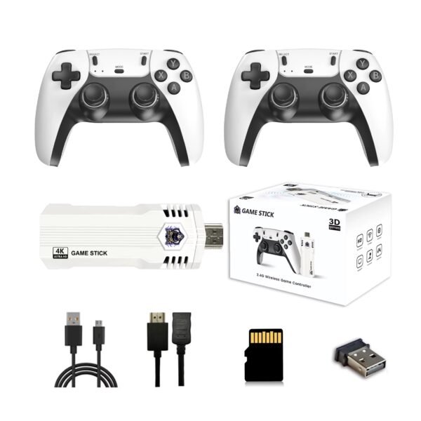 X2L Retro Game Stick Video Game Console with Double Wireless Controller 64GB Boy Gift 2025 Hot Sale
