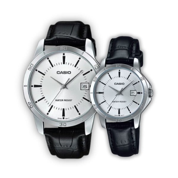 Casio couple watch MTP-VOO4L-7A & LTP-VO04L- 7A