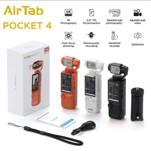 AirTab Pocket 4 Vlogging Camera
